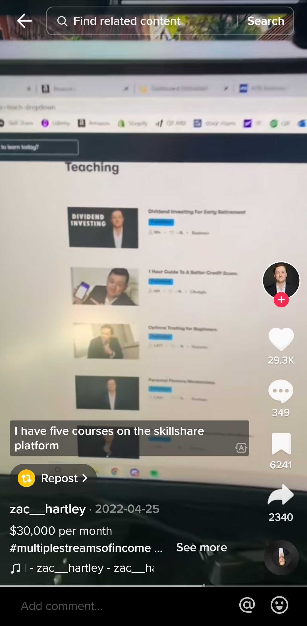 multiple streams of income zac heartly